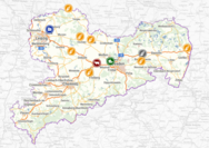 Kartenviewer-Anwendung zu Bio-Partnerbetrieben in Sachsen