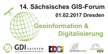 Logo 14. Sächsisches GIS-Forum
