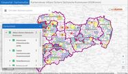 Kartenansicht: Allianz Sichere Sächsische Kommunen