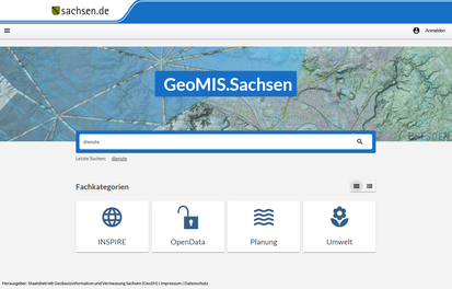 Update des GeoMIS.Sachsen