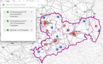 Bild: Digitale Karte Beratungsstellen für HIV, Aids und STI in Sachsen