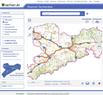 Bild: Das Geoportal Sachsenatlas - Kartenviewer mit Übersichtskarte von Sachsen
