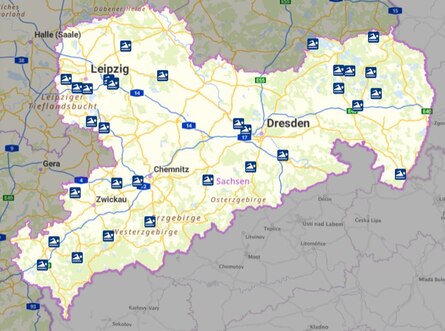 Kartenausschnitt EU-Badegewässer