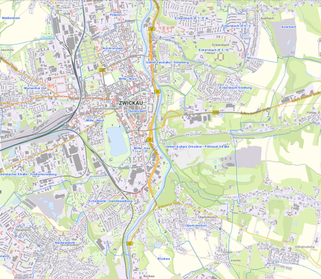 Kartenausschnitt Ortsteile