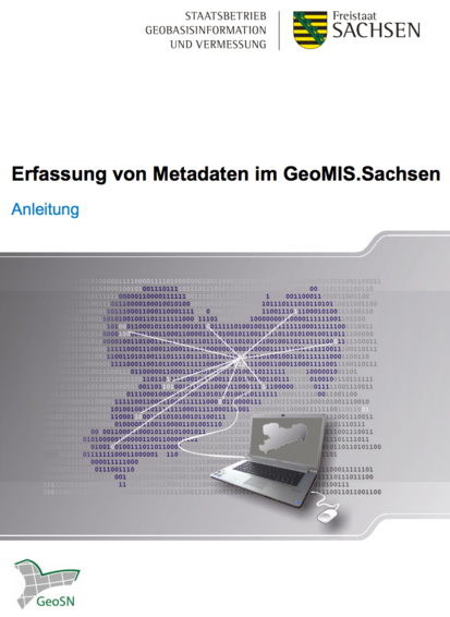Screenshot - Anleitung zur Erfassung von Metadaten im GeoMIS.Sachsen