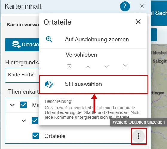 Beispielausschnitt Stil ändern