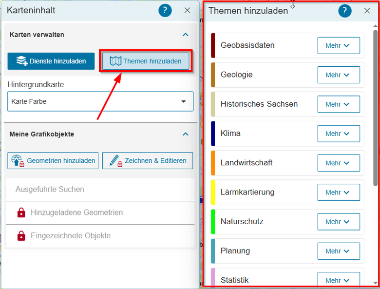 Hilfe Themen hinzuladen