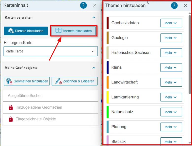 Hilfe Themen hinzuladen