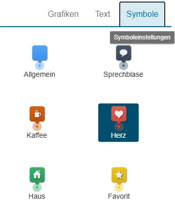 Beispielausschnitt Symbole