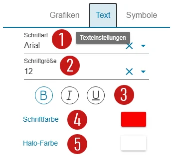 Beispielausschnitt Text bearbeiten