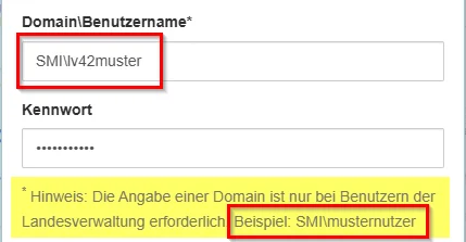 Hilfe - Login