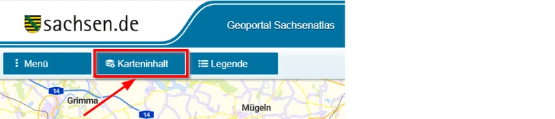 Hilfe - Button Karteninhalt