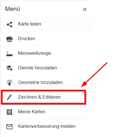 Hilfe - Zeichnen & Editieren