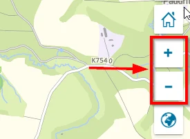 Hilfe - Navigation mit Plus und Minus