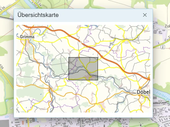 Hilfe - Navigation im Übersichtsfenster