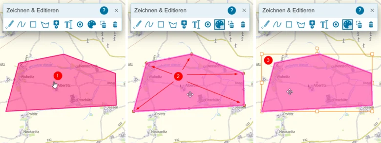 Hilfe Zeichenwerkzeuge - Auswahl von Objekten