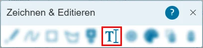 Hilfe Zeichenwerkzeuge - Text eingeben