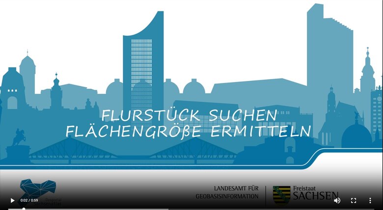 Video zur Flurstücksuche.