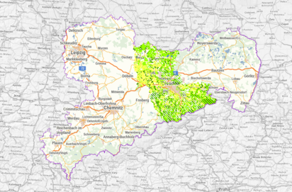 Veröffentlichung der Kartendienste der Regionalplanung
 